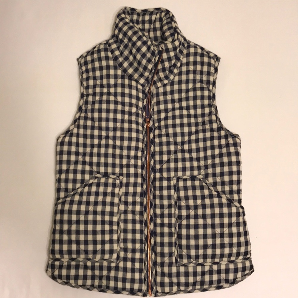 Gingham Quilted Vest *SOLD*